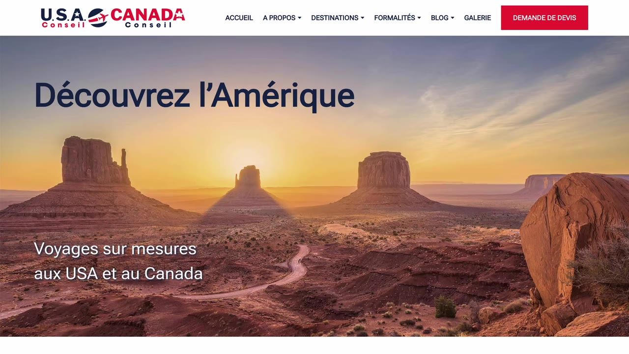 USA Conseil website transformation